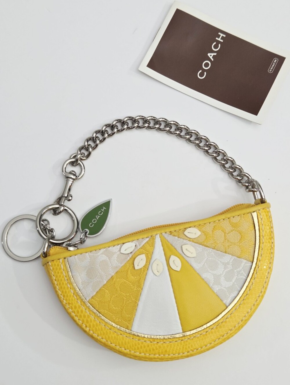 VINTAGE COACH Y2K LEMON SLICE COIN PURSE